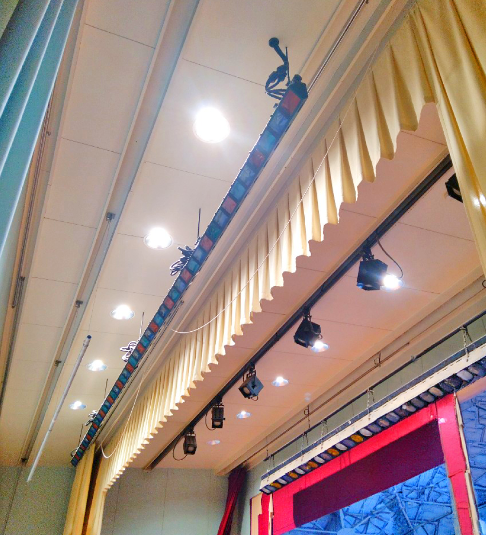 市立大矢部中学校体育館電灯改修工事